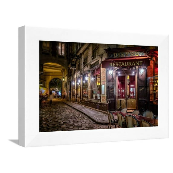 Parisian Cafe, Paris, France, Europe, Scenic Framed Art Print Wall Art by Jim Nix Sold by Art.Com