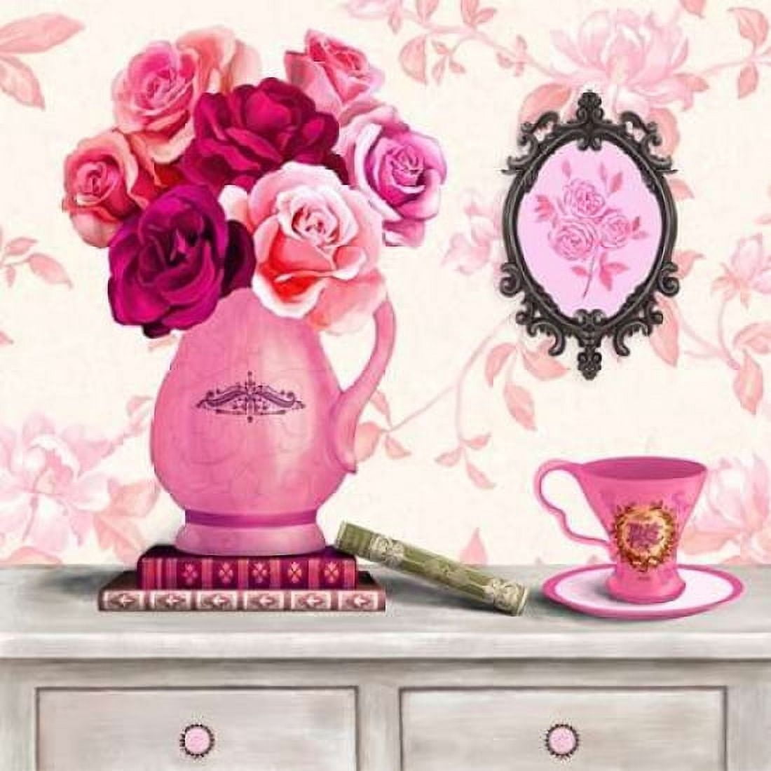 Parisian In Pink 3 Canvas Art - Art Atelier Alliance (24 x 24)