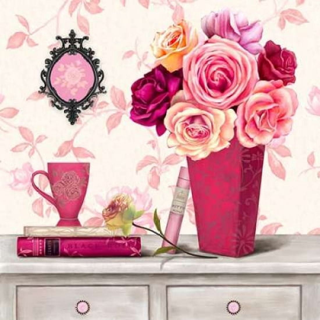 Parisian In Pink 4 Canvas Art - Art Atelier Alliance (24 x 24)