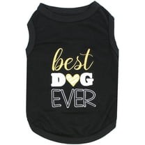 Parisian Pet Cat Dogs Clothes Tee Shirts Best Dog Ever Dog T-Shirt