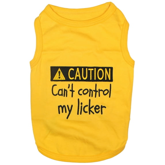 Parisian Pet Cat Dogs Clothes Tee Shirts Licker Dog T-Shirt