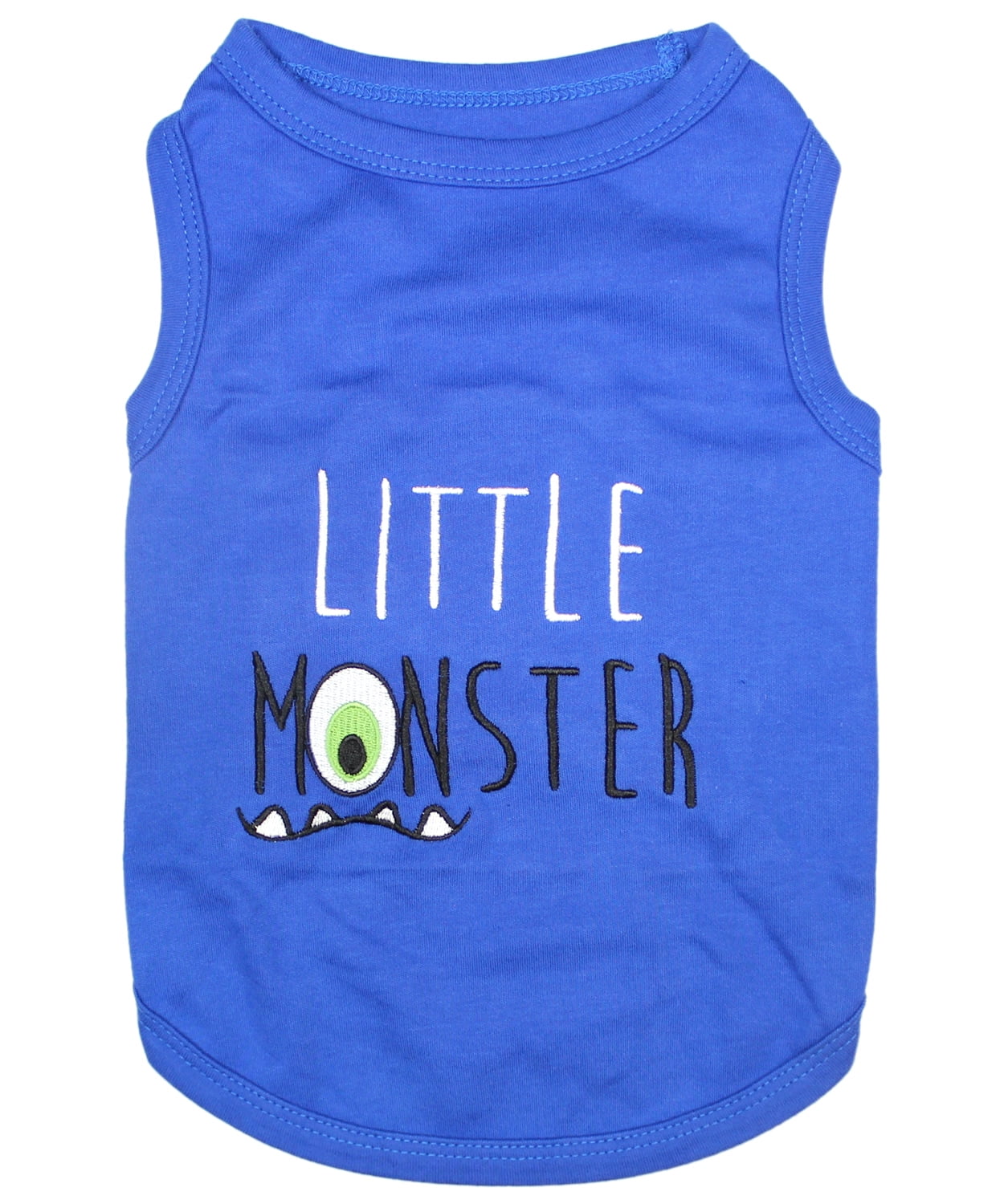 Parisian Pet Cat Dogs Clothes Tee Shirts Little Monster Dog T-Shirt
