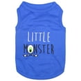 thumbnail image 1 of Parisian Pet Cat Dogs Clothes Tee Shirts Little Monster Dog T-Shirt, 1 of 3