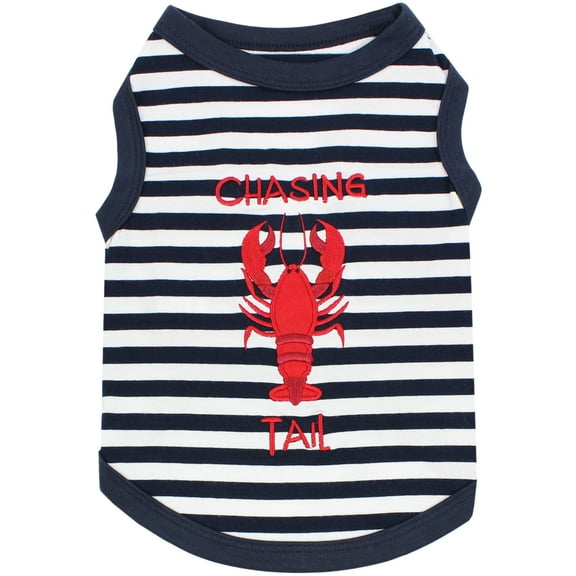 Parisian Pet Cat Dogs Clothes Tee Shirts Lobster Dog T-Shirt