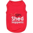 thumbnail image 1 of Parisian Pet Cat Dogs Clothes Tee Shirts Shed Happens Dog T-Shirt, 1 of 3