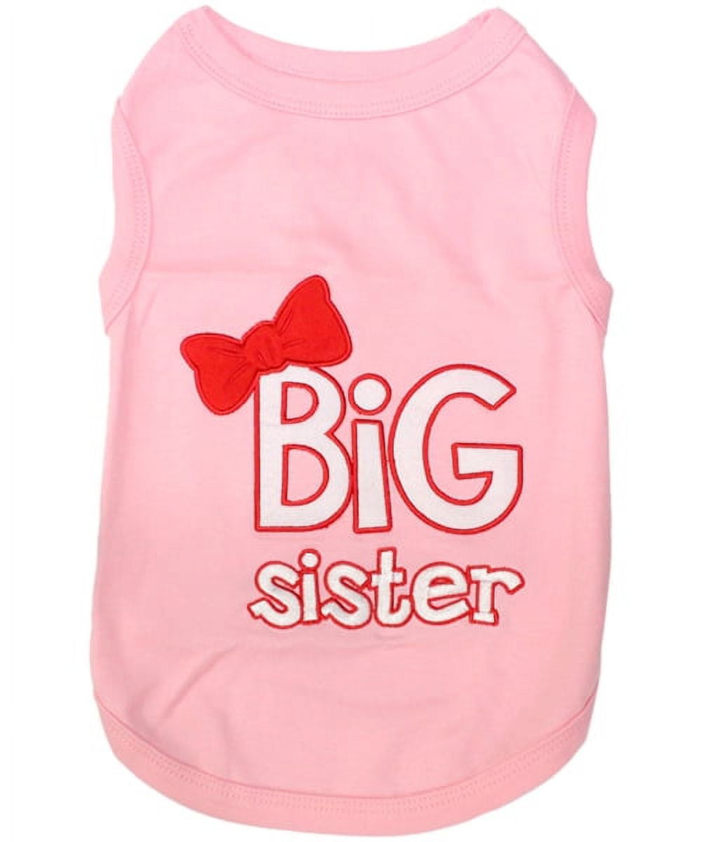 Parisian Pet Dog Clothes BIG SISTER T-Shirt