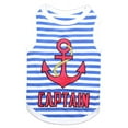 thumbnail image 1 of Parisian Pet Dog Clothes CAPTAIN T-Shirt, 1 of 2