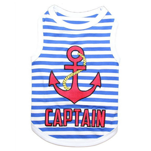 Parisian Pet Dog Clothes CAPTAIN T-Shirt
