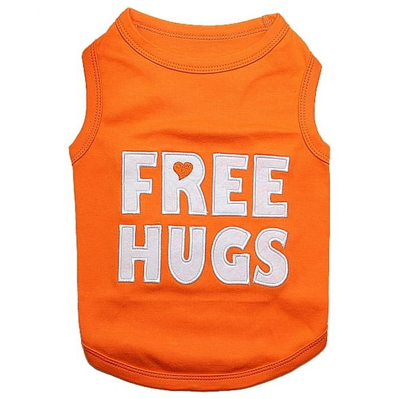 Parisian Pet Dog Clothes FREE HUGS T-Shirt