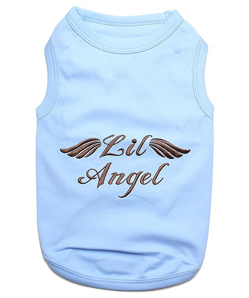 Parisian Pet Dog Clothes LIL ANGEL BLUE T-Shirt