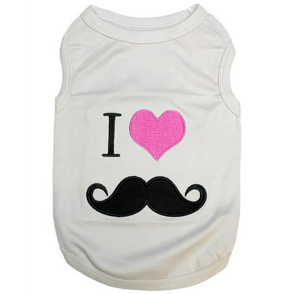 Parisian Pet Dog Clothes MUSTACHE T-Shirt