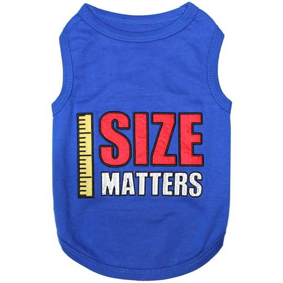 Parisian Pet Dog Clothes SIZE MATTERS T-Shirt
