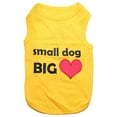 thumbnail image 1 of Parisian Pet Dog Clothes SMALL DOG BIG HEART T-Shirt, 1 of 2