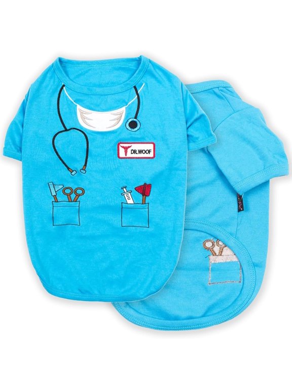 Dog Halloween Costume - Doctor Dog Costumes - Cat Costume - Dog Costumes for Large Dogs - S