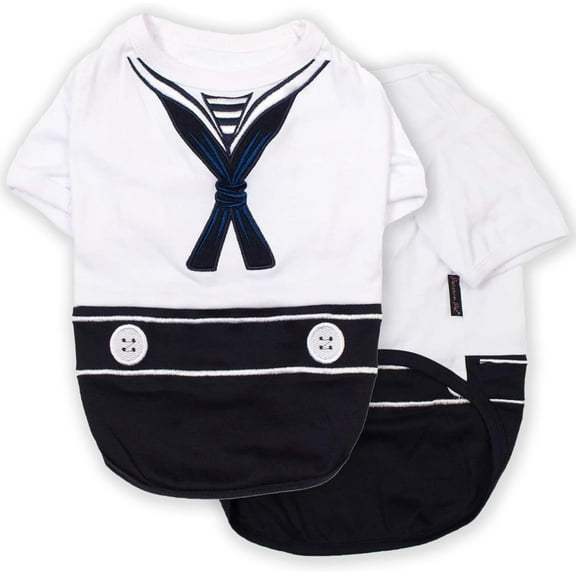 Parisian Pet Dog Halloween Costume - Sailor Dog Costumes Shirt - Dog Costume - Dog Costumes for Large Dogs - XL