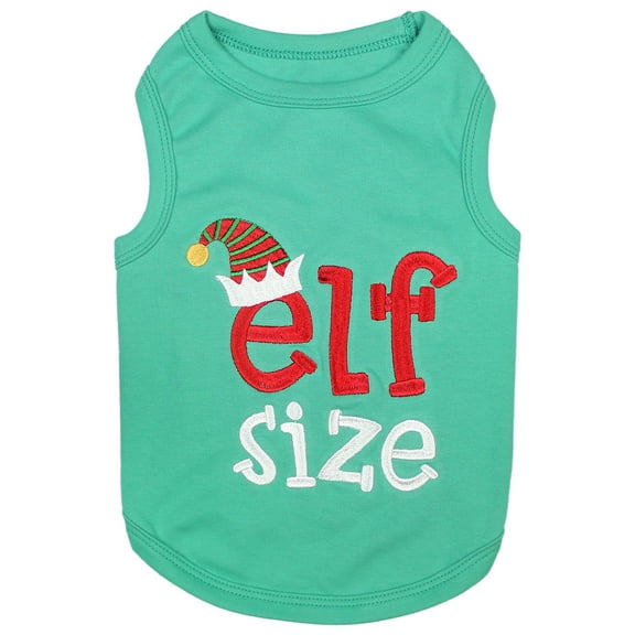 Parisian Pet Holiday XMAS Dog Clothes ELF SIZE T-Shirt
