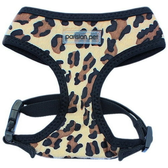 Parisian Pet Mesh Harness Leopard