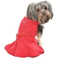 thumbnail image 1 of Parisian Pet Red Dog Dress - Embellished Dog Christmas Outfit - Stylish Dog Wedding Clothes - Lightweight Birthday Puppy Apparel - Dog Dresses for Large Dogs Girl - All Sizes Available - 2XL, 1 of 1