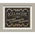 thumbnail image 1 of Parisian Sign French Boulangerie Croissants and Patisserie by Pela Studios; One 14x11in White Framed Print; Ready to hang!, 1 of 1