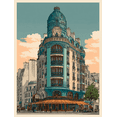 thumbnail image 1 of Parisian Street Canvas Hotel Restaurant Boutique Wall Decor, 1 of 8