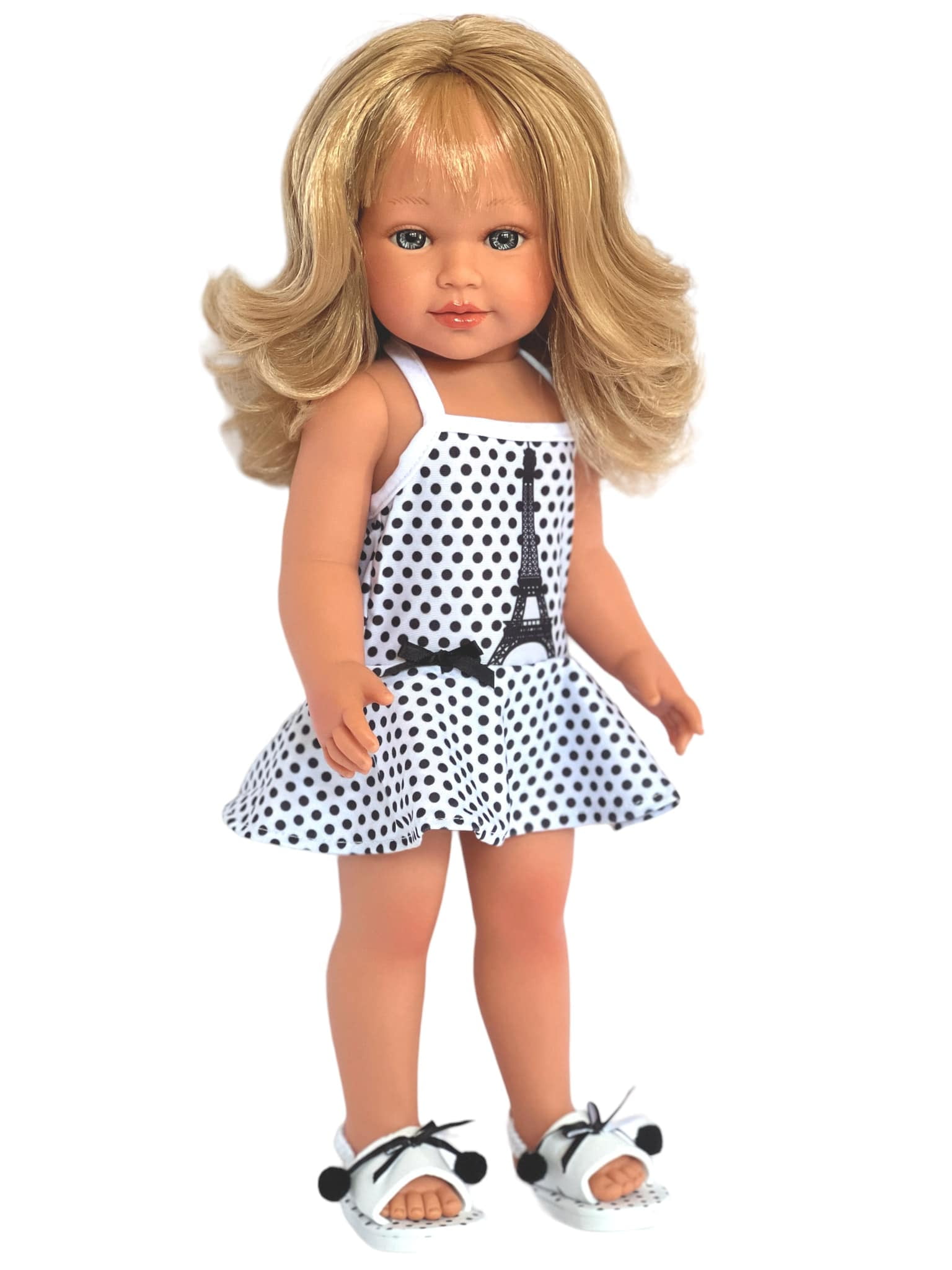 Parisian Swimsuit with Sandals For 18 Inch Kennedy and Friends Dolls- Fits  all 18 inch dolls 