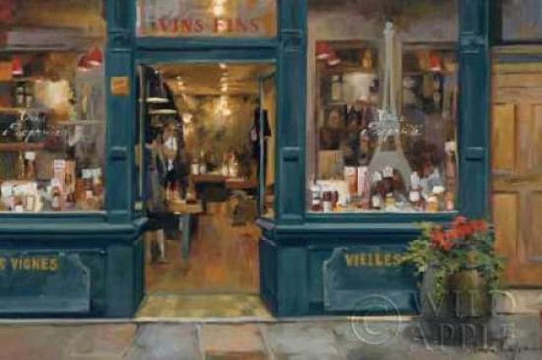 Parisian Wine Shop Canvas Art - Marilyn Hageman (24 x 36)