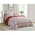 thumbnail image 1 of Parisienne Holiday Red 3 Piece Microfiber Comforter Set - Full/Queen, 1 of 5