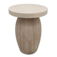 thumbnail image 1 of Parisloft Boho Accent Round End Table - 15.7"Dia. x 20.5"H, Small Side Table Circular Nightstand Plant Stand, Sofa Side Table for Livng Room Bedroom Small Space, 1 of 10