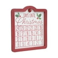 thumbnail image 1 of Parisloft Days Until Christmas Red Framed Wood Wall Countdown Calendar with Magnet, 1 of 8