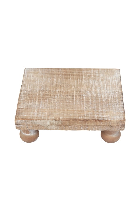 Farmhouse Rustic Wood Table Riser, Decorative Wood Display Riser, Farmhouse Wood Stand,5.9"W
