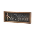 thumbnail image 1 of Parisloft Merry Christmas Farmhouse Wood Farmed Tabletop Sign, 1 of 10