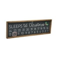 thumbnail image 1 of Parisloft Sleeps Til' Christmas Wood Frame Wall Countdown Calendar with Magnet, 1 of 11