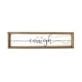 thumbnail image 1 of Parisloft You Are Enough Wood Framed Wood Sign, Rusti Farmhouse Wall Decor, Brown, 23.6 x 1.2 x 6 inches, 1 of 6