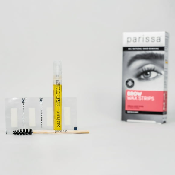 Parissa Eyebrow Wax Strips For Hair Removal | Ready-to-Use At-Home Waxing Kit
