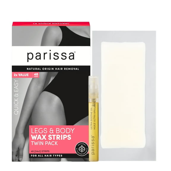 Parissa Legs & Body Wax Strips Kit Value Pack for Body Hair Removal At Home