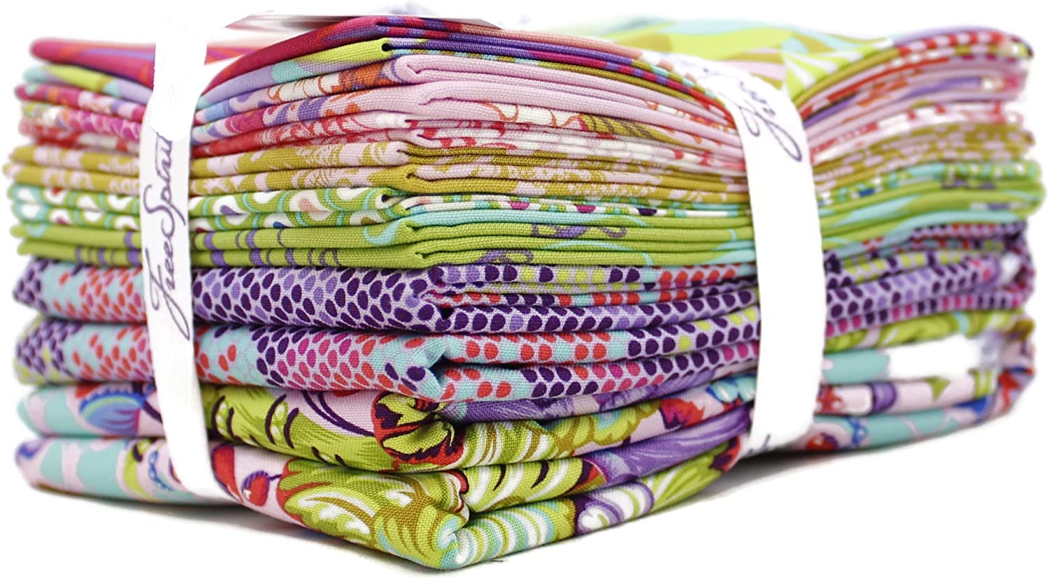 Parisville Deja Vu Fat Quarter Bundle (8 Pieces) by Tula Pink for Free Spirit 18 x 21 inches (45.72 cm x 53.34 cm) Fabric cuts DIY Quilt Fabric