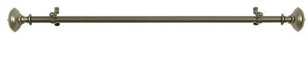Park Avenue Collection Camino Decorative Rod & Finial Embrace 48-86