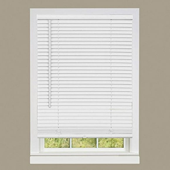 Park Avenue Collection Cordless GII Morningstar 1" Mini Blind 30x64 - Pearl White