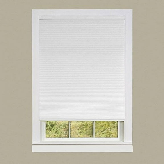 Park Avenue Collection Top Down-Bottom Up Cordless Honeycomb Cellular Shade 33x64 White
