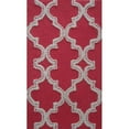 thumbnail image 1 of Park Avenue Rugs Handmade Raspberry/White Area Rug, 1 of 2