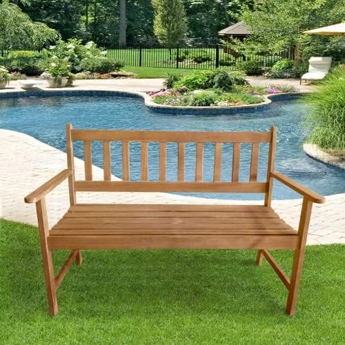 Park Benches for Outside 3Person Garden Bench Rustic Two Person