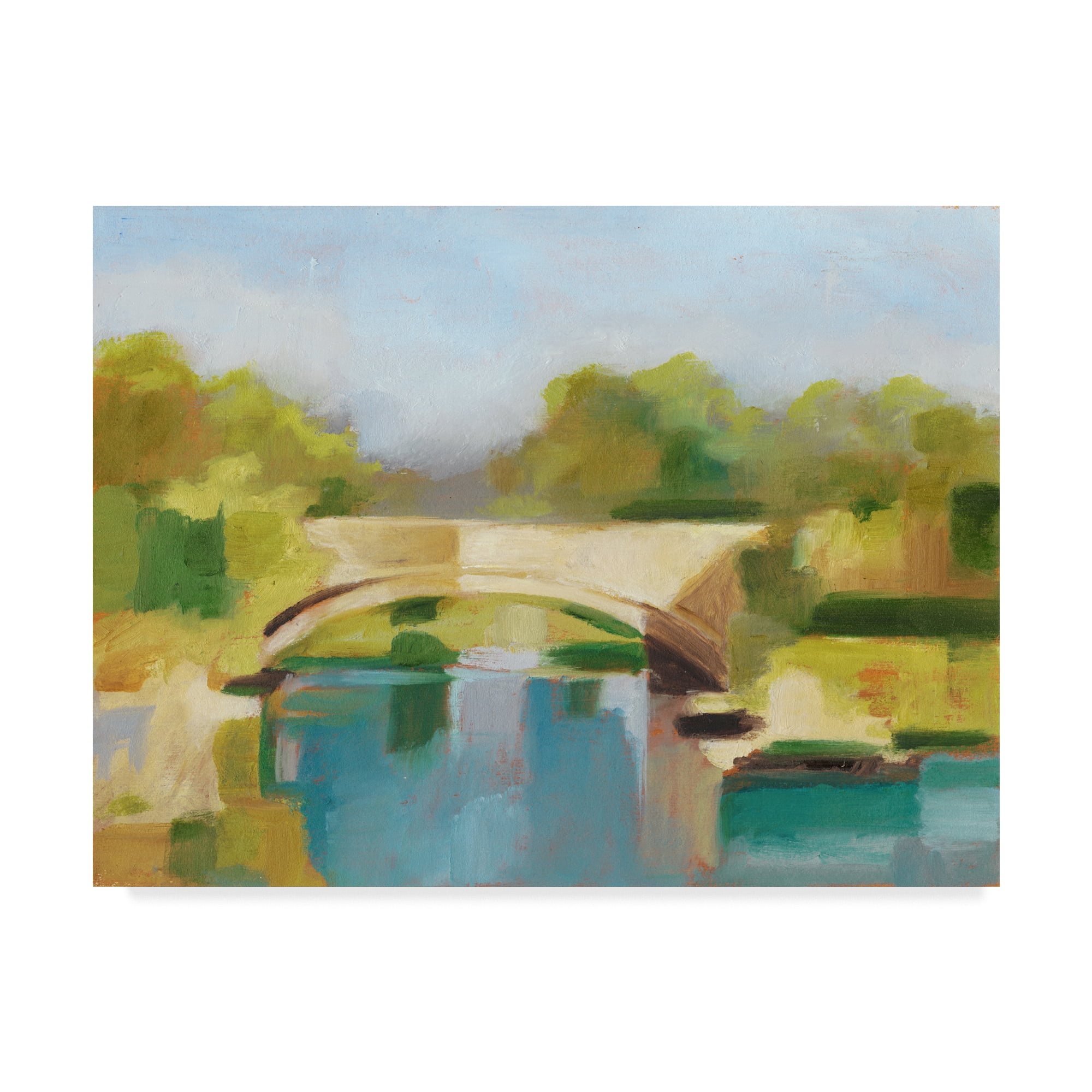 Park Bridge I' Canvas Art by Ethan Harper
