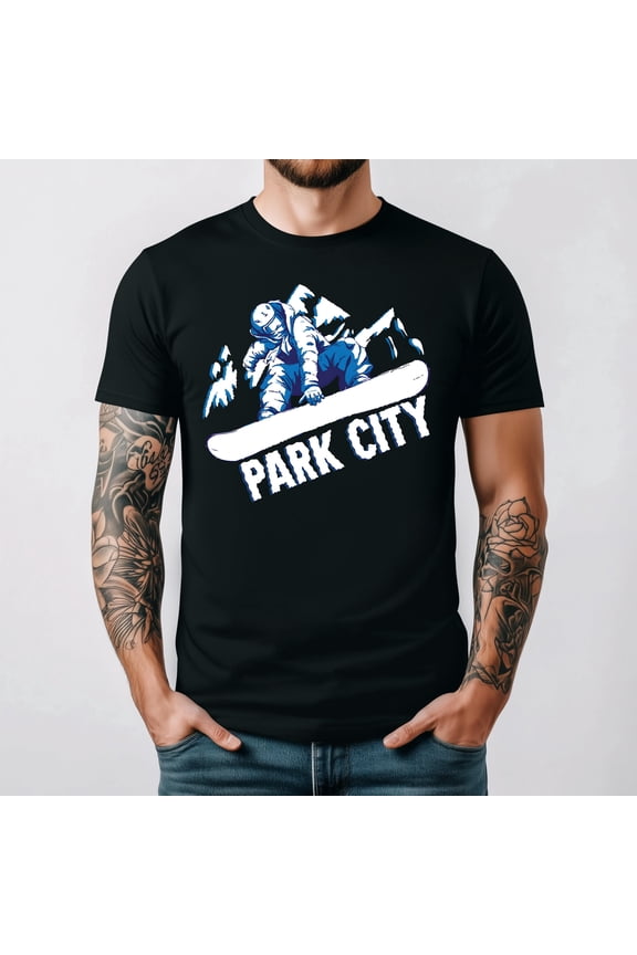 Park City Snowboarding Snowboarder Winter Sport Graphic Novelty Graphic,for men and women up to 5XL
