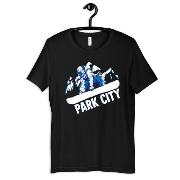 Park City Snowboarding Snowboarder Winter Sport Graphic Novelty T Shirt,for unisex up to size 5XL