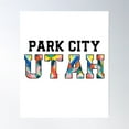thumbnail image 1 of Park City Utah Poster Wall Art, Modern Wall Decor For Living Room Bedroom, 24x36 UNFRAMED, 1 of 3