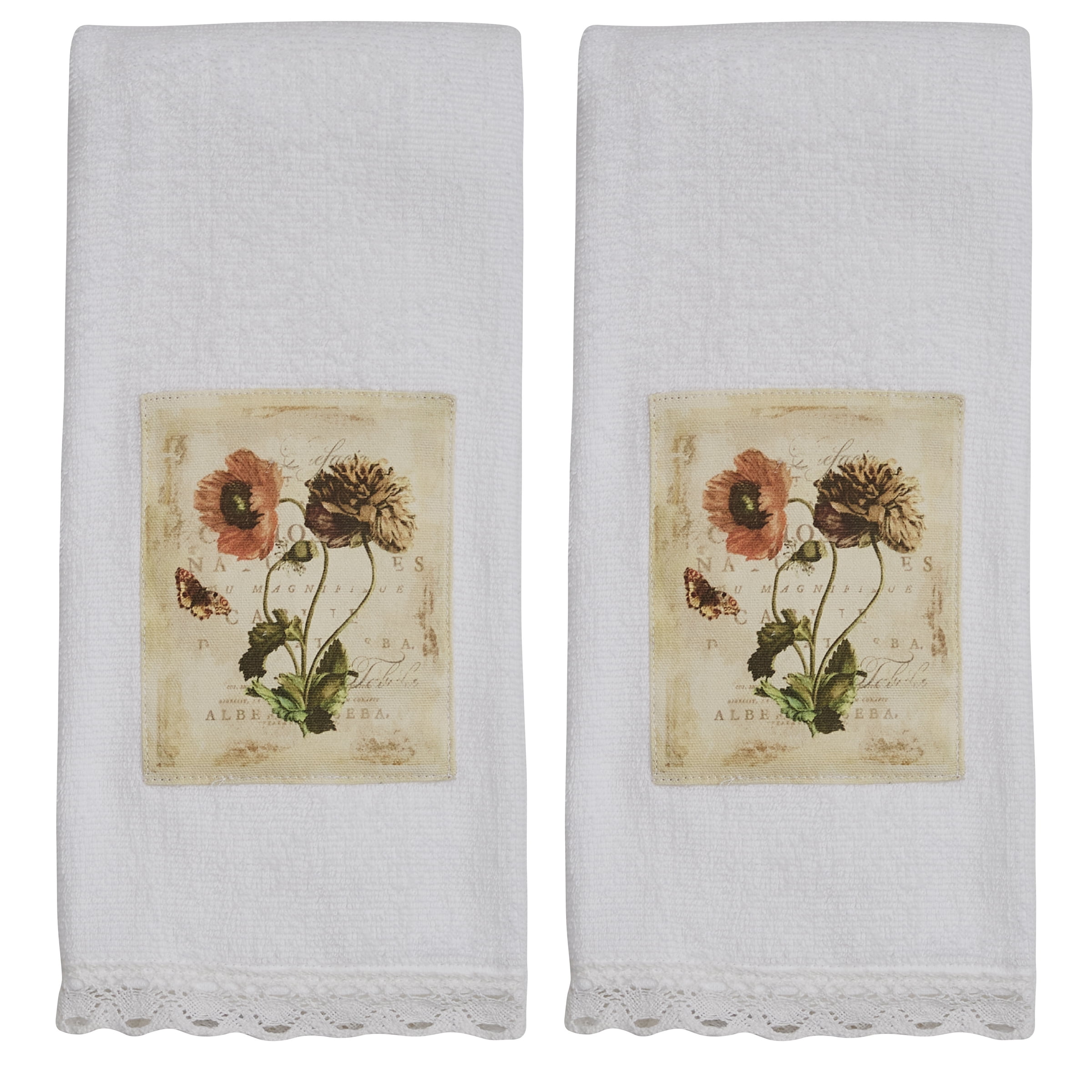 Park Designs Antiquarian Blooms Hand Towel Set of 2