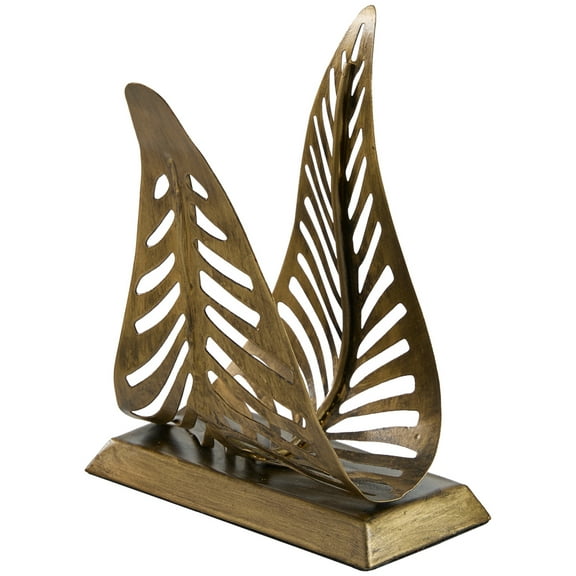 Park Designs Antique Brass Leaf Napkin Holder