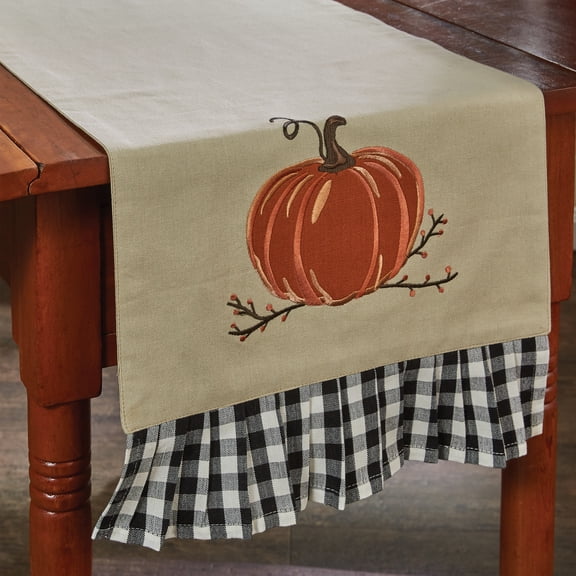 Park Designs Autumn Checkerboard Table Runner 14" x 42"