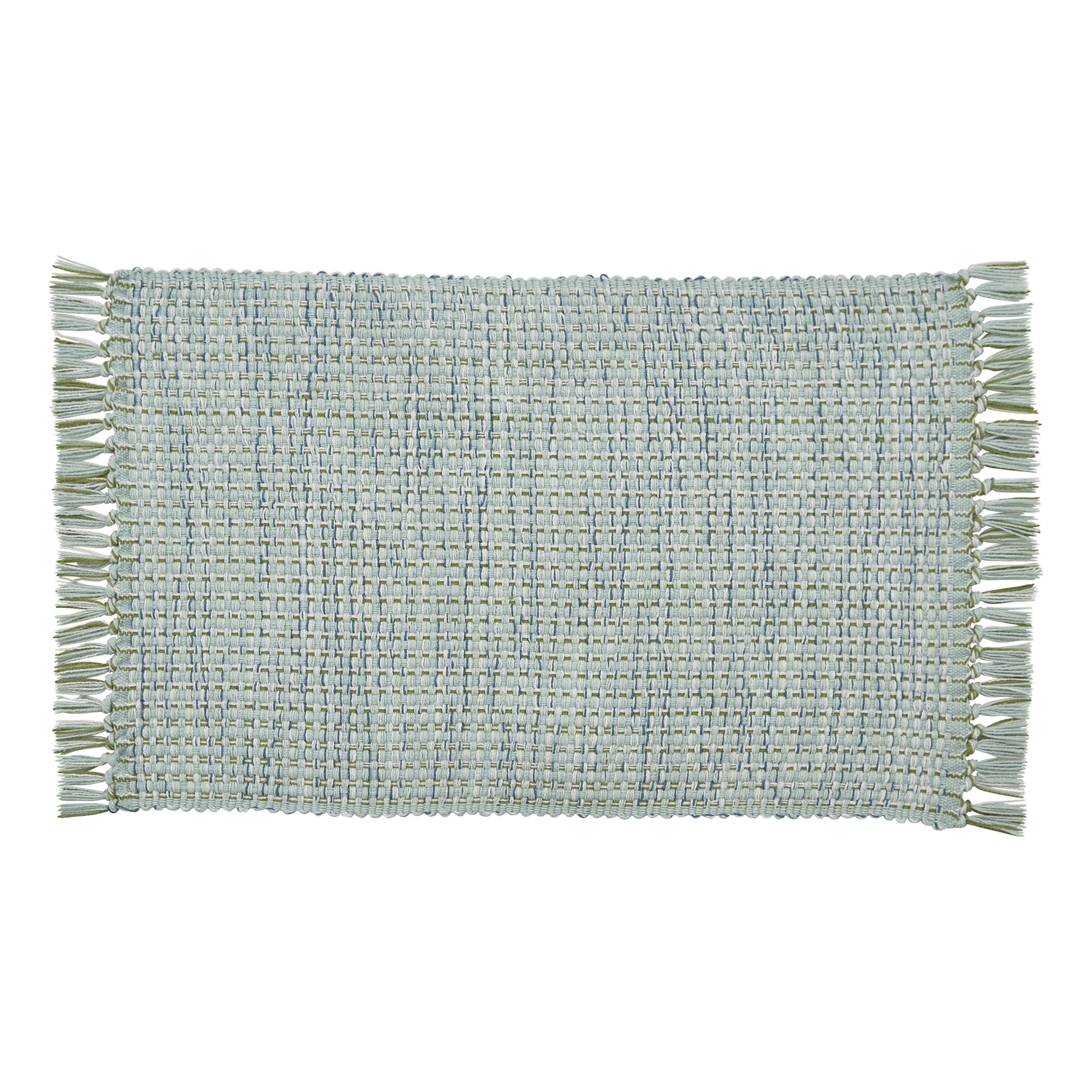 Park Designs Barely Blue Basketweave Placemat Set of 4