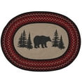 thumbnail image 1 of Park Designs Bear Printed Braided Rug 32” X 42”, 1 of 5